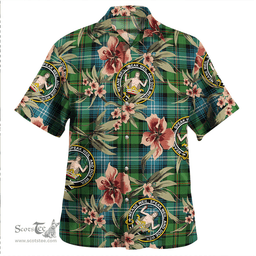 Scottish Urquhart Ancient Clan Tartan Hawaiian Shirt - Tropical Old Style Scottish Plaid Tartan Plaid