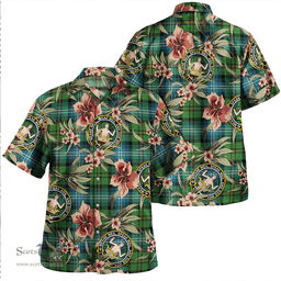 Scottish Urquhart Ancient Clan Tartan Hawaiian Shirt - Tropical Old Style Scottish Plaid Tartan Plaid