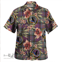 Scottish MacDonell of Glengarry Weathered Clan Tartan Hawaiian Shirt - Tropical Old Style Scottish Plaid Tartan Plaid