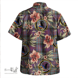 Scottish MacDonell of Glengarry Weathered Clan Tartan Hawaiian Shirt - Tropical Old Style Scottish Plaid Tartan Plaid