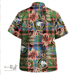 Scottish Norvel Clan Tartan Hawaiian Shirt - Tropical Old Style Scottish Plaid Tartan Plaid
