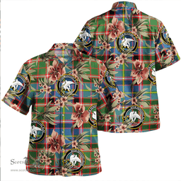 Scottish Norvel Clan Tartan Hawaiian Shirt - Tropical Old Style Scottish Plaid Tartan Plaid