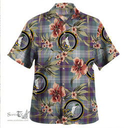 Scottish Porteous Weathered Clan Tartan Hawaiian Shirt - Tropical Old Style Scottish Plaid Tartan Plaid