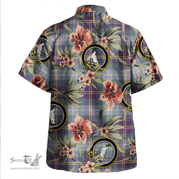 Scottish Porteous Weathered Clan Tartan Hawaiian Shirt - Tropical Old Style Scottish Plaid Tartan Plaid