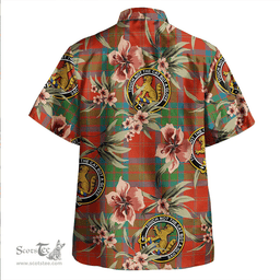 Scottish MacPherson of Cluny Ancient Clan Tartan Hawaiian Shirt - Tropical Old Style Scottish Plaid Tartan Plaid