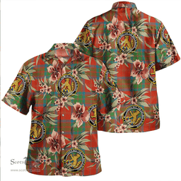 Scottish MacPherson of Cluny Ancient Clan Tartan Hawaiian Shirt - Tropical Old Style Scottish Plaid Tartan Plaid