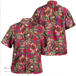 Scottish MacNab Modern Clan Tartan Hawaiian Shirt - Tropical Old Style Scottish Plaid Tartan Plaid
