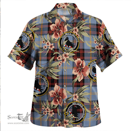 Scottish Rutherford Ancient Clan Tartan Hawaiian Shirt - Tropical Old Style Scottish Plaid Tartan Plaid
