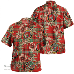 Scottish Morrison Modern Clan Tartan Hawaiian Shirt - Tropical Old Style Scottish Plaid Tartan Plaid