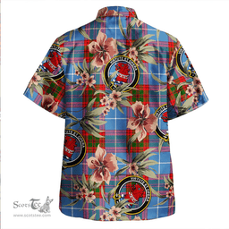 Scottish Pentland Clan Tartan Hawaiian Shirt - Tropical Old Style Scottish Plaid Tartan Plaid