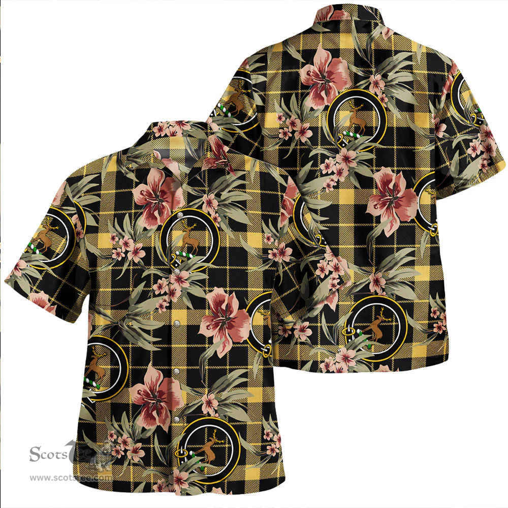 Scottish Raeburn Ancient Clan Tartan Hawaiian Shirt - Tropical Old Style Scottish Plaid Tartan Plaid