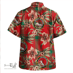 Scottish MacDonald of Sleat (Donald Lord MacDonald) Modern Clan Tartan Hawaiian Shirt - Tropical Old Style Scottish Plaid Tartan Plaid