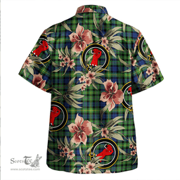 Scottish MacBride Modern Clan Tartan Hawaiian Shirt - Tropical Old Style Scottish Plaid Tartan Plaid