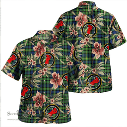 Scottish MacBride Modern Clan Tartan Hawaiian Shirt - Tropical Old Style Scottish Plaid Tartan Plaid
