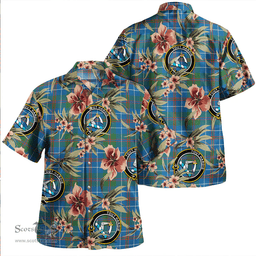 Scottish MacHardy Ancient Clan Tartan Hawaiian Shirt - Tropical Old Style Scottish Plaid Tartan Plaid
