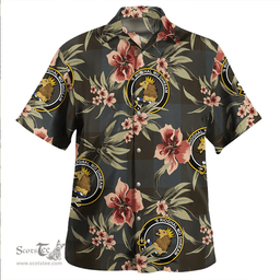 Scottish Robin Hood (MacGregor/Gregor Rob Roy Hunting) Weathered Clan Tartan Hawaiian Shirt - Tropical Old Style Scottish Plaid Tartan Plaid