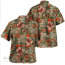 Scottish MacGill Ancient Clan Tartan Hawaiian Shirt - Tropical Old Style Scottish Plaid Tartan Plaid