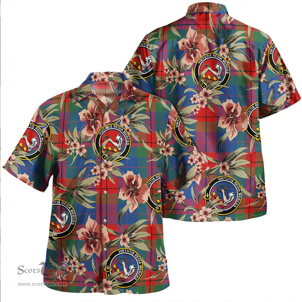 Scottish Skene of Cromar Modern Clan Tartan Hawaiian Shirt - Tropical Old Style Scottish Plaid Tartan Plaid