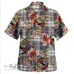 Scottish MacLeod of California Weathered Clan Tartan Hawaiian Shirt - Tropical Old Style Scottish Plaid Tartan Plaid