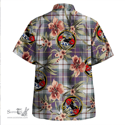 Scottish MacLeod of California Weathered Clan Tartan Hawaiian Shirt - Tropical Old Style Scottish Plaid Tartan Plaid