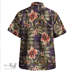 Scottish Scott (Sir Walter) Weathered Clan Tartan Hawaiian Shirt - Tropical Old Style Scottish Plaid Tartan Plaid