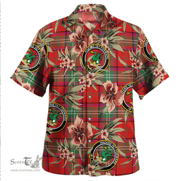 Scottish Seton Modern Clan Tartan Hawaiian Shirt - Tropical Old Style Scottish Plaid Tartan Plaid