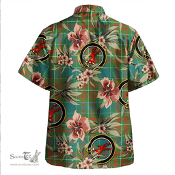 Scottish MacConnell Ancient Clan Tartan Hawaiian Shirt - Tropical Old Style Scottish Plaid Tartan Plaid