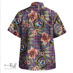 Scottish MacHardy Weathered Clan Tartan Hawaiian Shirt - Tropical Old Style Scottish Plaid Tartan Plaid