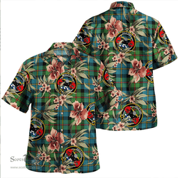 Scottish MacLeod of Skeabost Ancient Clan Tartan Hawaiian Shirt - Tropical Old Style Scottish Plaid Tartan Plaid