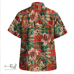 Scottish MacDonald of Kingsburgh (Donald of Kingsburgh) Modern Clan Tartan Hawaiian Shirt - Tropical Old Style Scottish Plaid Tartan Plaid