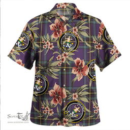 Scottish Murray of Elibank Weathered Clan Tartan Hawaiian Shirt - Tropical Old Style Scottish Plaid Tartan Plaid