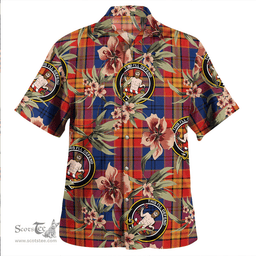 Scottish MacGurk Modern Clan Tartan Hawaiian Shirt - Tropical Old Style Scottish Plaid Tartan Plaid