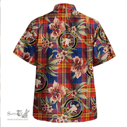 Scottish MacGurk Modern Clan Tartan Hawaiian Shirt - Tropical Old Style Scottish Plaid Tartan Plaid