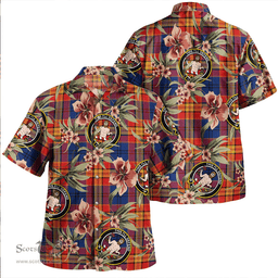 Scottish MacGurk Modern Clan Tartan Hawaiian Shirt - Tropical Old Style Scottish Plaid Tartan Plaid