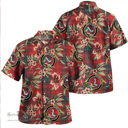 Scottish MacDougall Modern Clan Tartan Hawaiian Shirt - Tropical Old Style Scottish Plaid Tartan Plaid