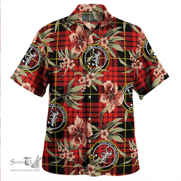 Scottish MacQueen Modern Clan Tartan Hawaiian Shirt - Tropical Old Style Scottish Plaid Tartan Plaid