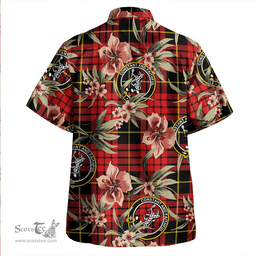 Scottish MacQueen Modern Clan Tartan Hawaiian Shirt - Tropical Old Style Scottish Plaid Tartan Plaid