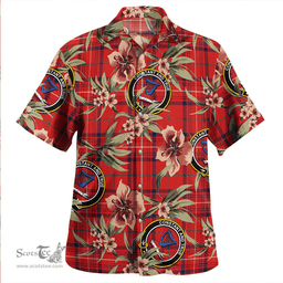 Scottish Rose Modern Clan Tartan Hawaiian Shirt - Tropical Old Style Scottish Plaid Tartan Plaid