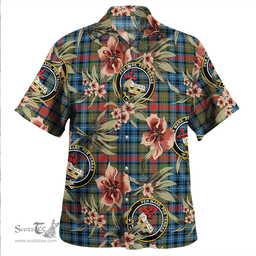 Scottish MacDonald of P.E. Island (Donald of P.E. Island) Ancient Clan Tartan Hawaiian Shirt - Tropical Old Style Scottish Plaid Tartan Plaid