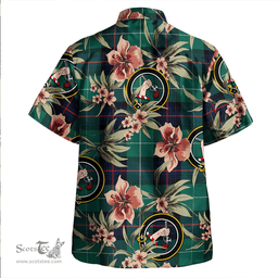 Scottish Semple Modern Clan Tartan Hawaiian Shirt - Tropical Old Style Scottish Plaid Tartan Plaid