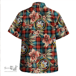 Scottish MacLachlan Ancient Clan Tartan Hawaiian Shirt - Tropical Old Style Scottish Plaid Tartan Plaid
