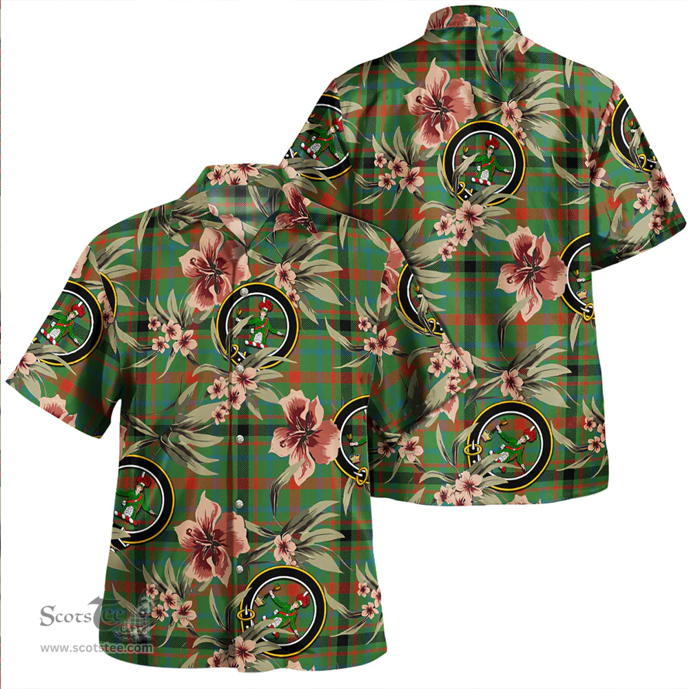 Scottish MacDonagh Ancient Clan Tartan Hawaiian Shirt - Tropical Old Style Scottish Plaid Tartan Plaid
