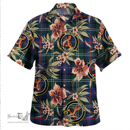 Scottish Sutherland Modern Clan Tartan Hawaiian Shirt - Tropical Old Style Scottish Plaid Tartan Plaid