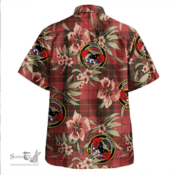 Scottish MacLeod of Raasay Weathered Clan Tartan Hawaiian Shirt - Tropical Old Style Scottish Plaid Tartan Plaid