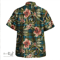 Scottish MacLellan Ancient Clan Tartan Hawaiian Shirt - Tropical Old Style Scottish Plaid Tartan Plaid