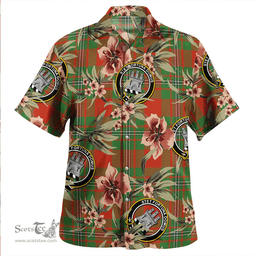 Scottish Strang Modern Clan Tartan Hawaiian Shirt - Tropical Old Style Scottish Plaid Tartan Plaid