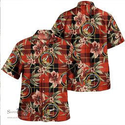 Scottish Wallace (Wallas) Ancient Clan Tartan Hawaiian Shirt - Tropical Old Style Scottish Plaid Tartan Plaid