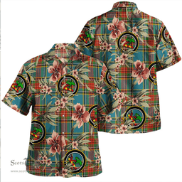 Scottish MacBeth Ancient Clan Tartan Hawaiian Shirt - Tropical Old Style Scottish Plaid Tartan Plaid