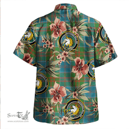 Scottish Stewart of Appin Hunting Ancient Clan Tartan Hawaiian Shirt - Tropical Old Style Scottish Plaid Tartan Plaid