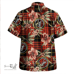 Scottish MacQueen Ancient Clan Tartan Hawaiian Shirt - Tropical Old Style Scottish Plaid Tartan Plaid